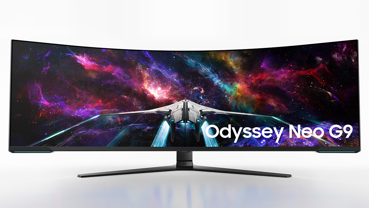 Samsung、4K×2枚分の57型240Hz対応ウルトラワイドゲーミングモニター