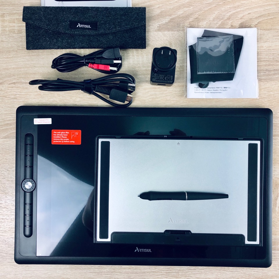 ARTISUL 液タブD16Pro/ペンタブM0610Pro 実機レビュー】筆圧8192・傾き