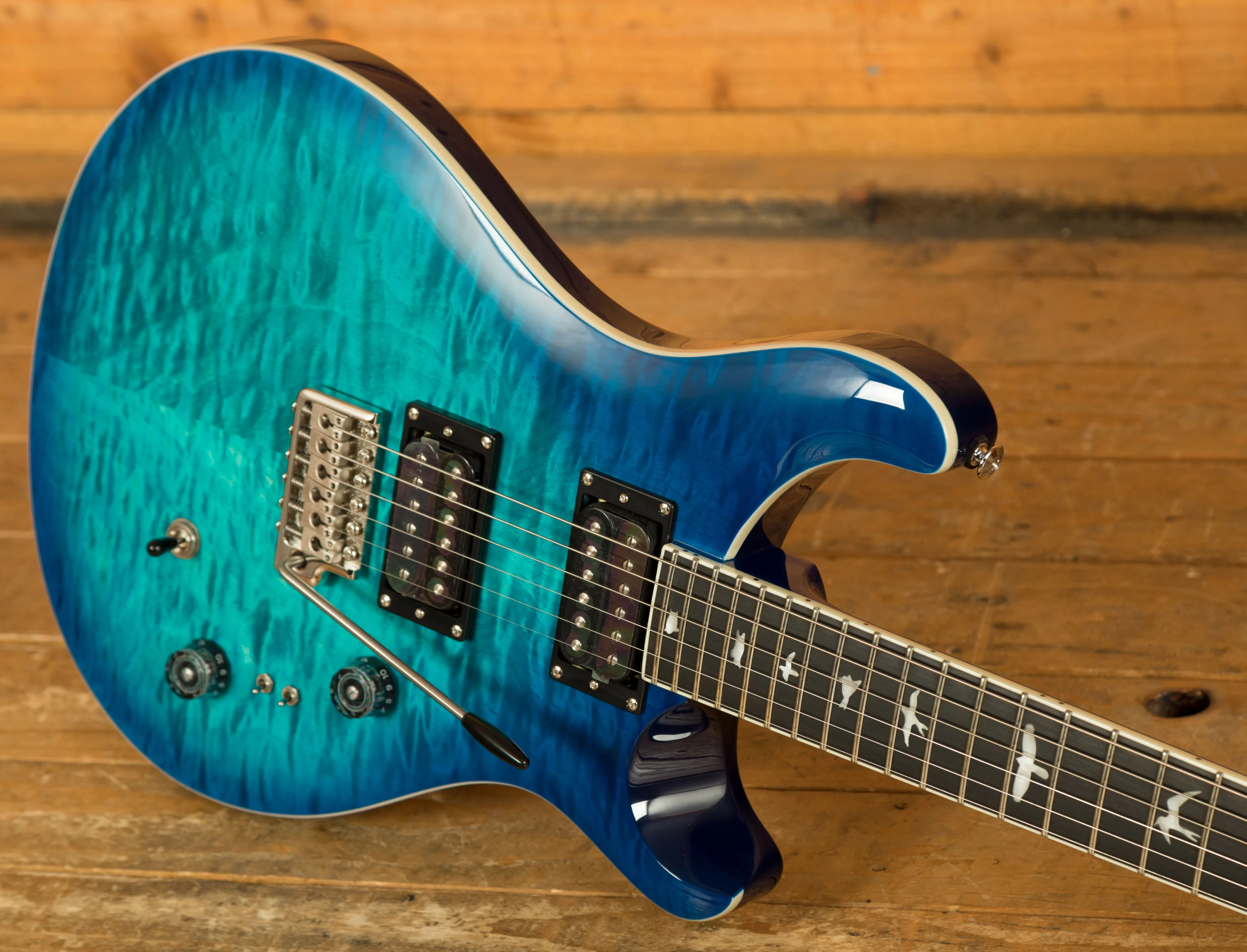 PRS SE Custom | Custom 24-08 Quilt - Lake Blue
