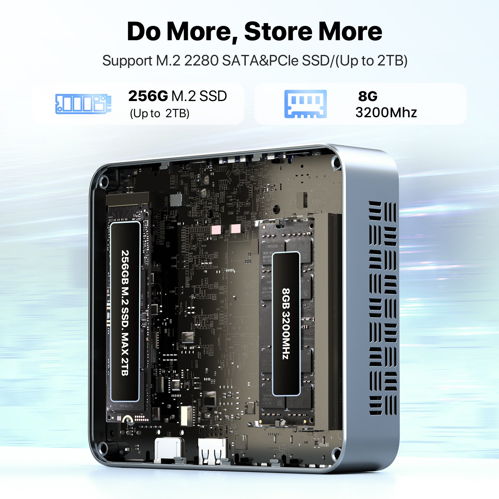 PELADN Intel Twin Lake N150 Mini PC