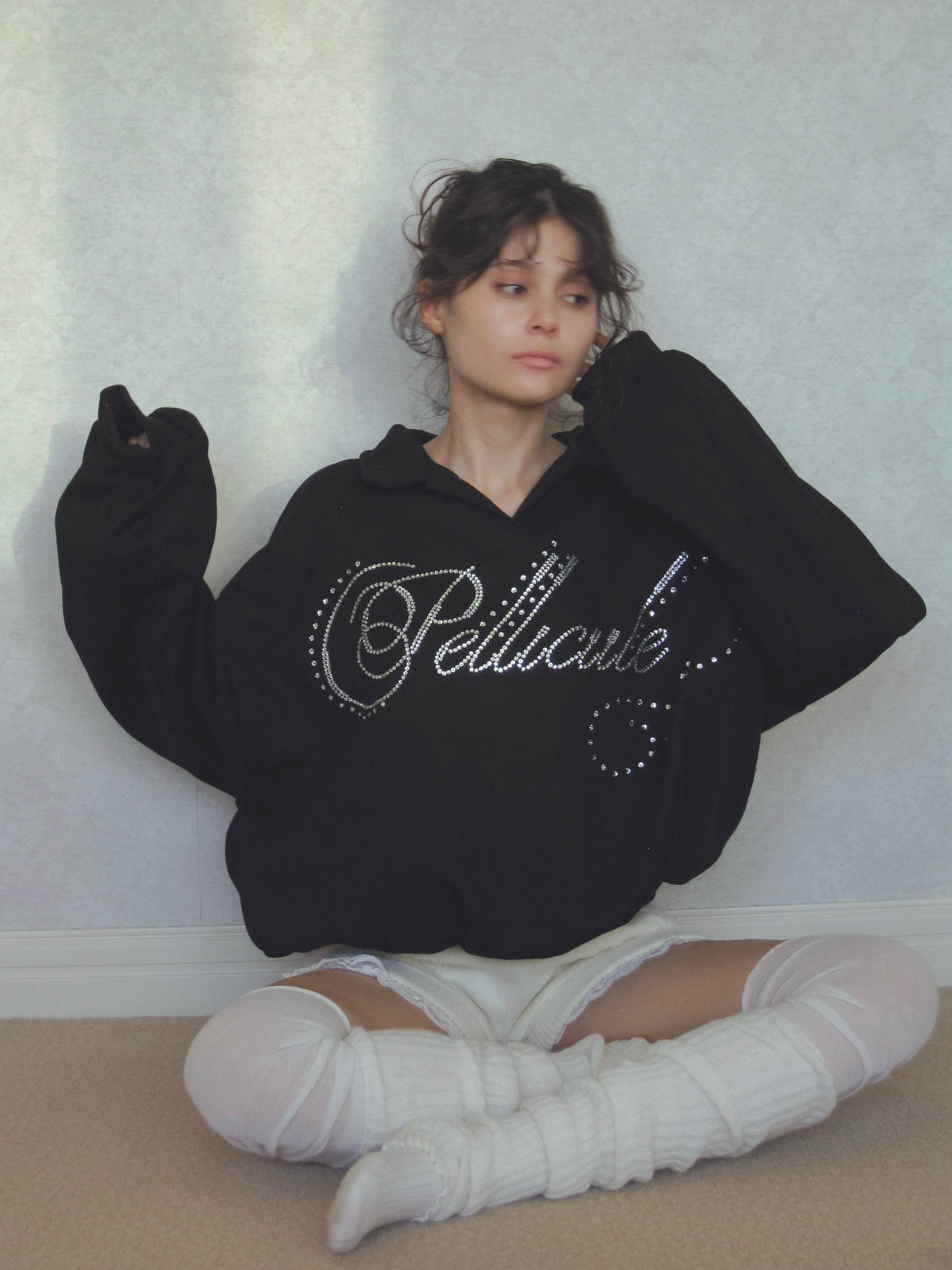 lettering sweat tops｜PELLICULE | ぺリキュール