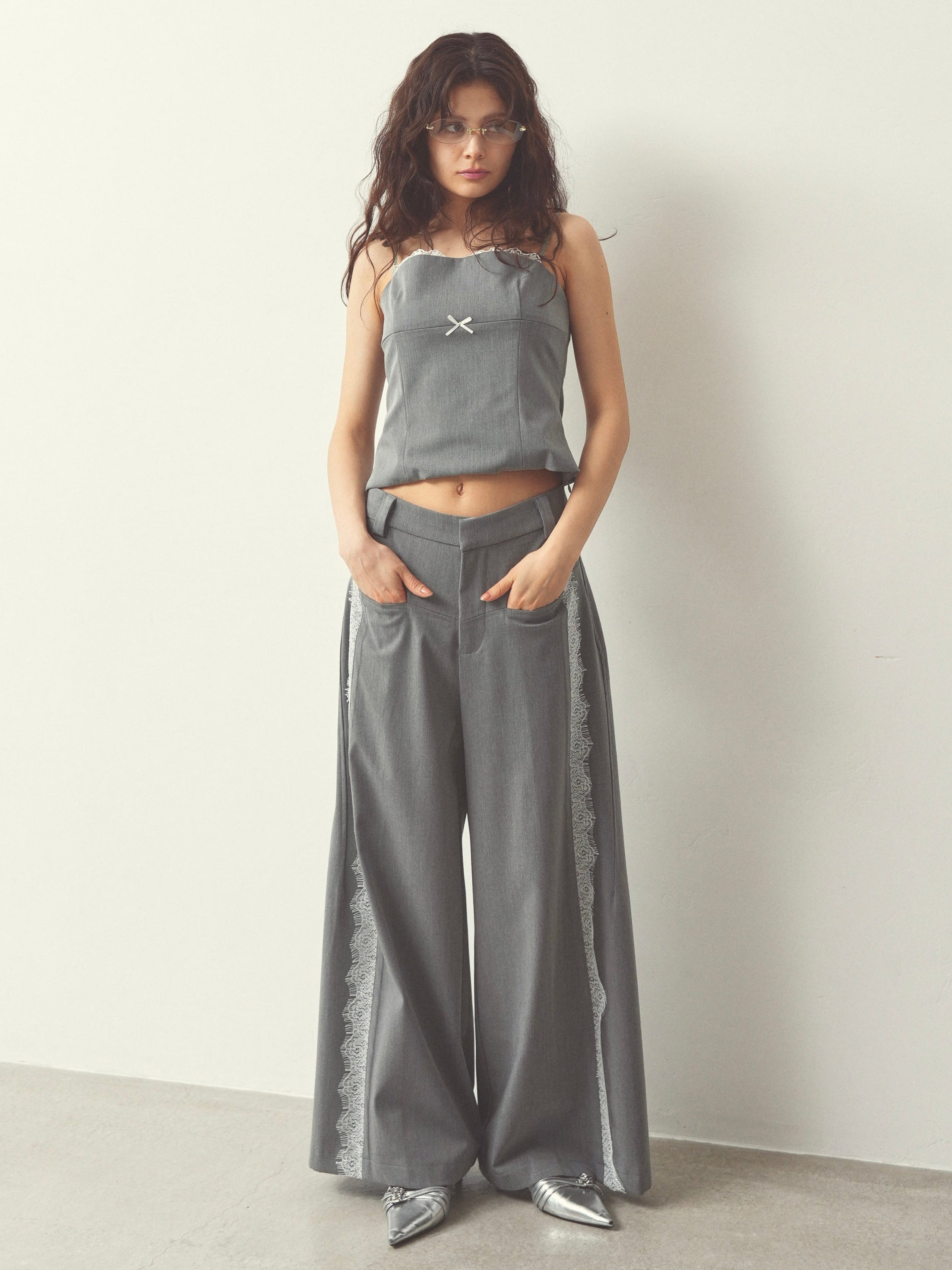 point lace camisole｜PELLICULE | ぺリキュール