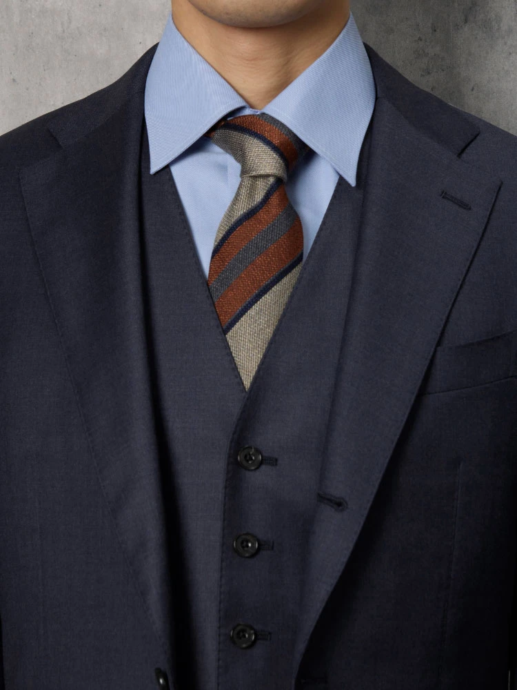 REDA】ウール100％ スリーピースウールスーツ ブルー | P.S.FA公式通販