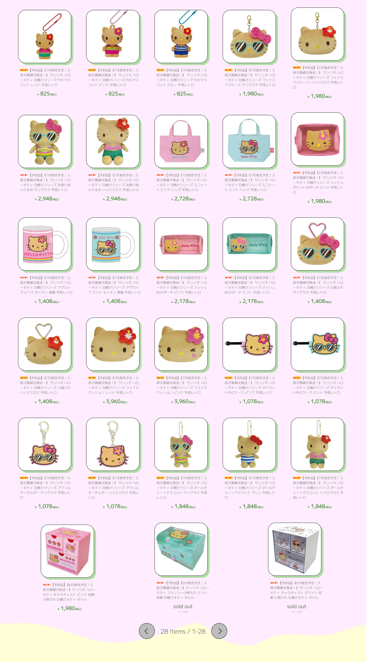 平成レトロとキティちゃんなんて刺激的すぎる、、多分最速報。エモ