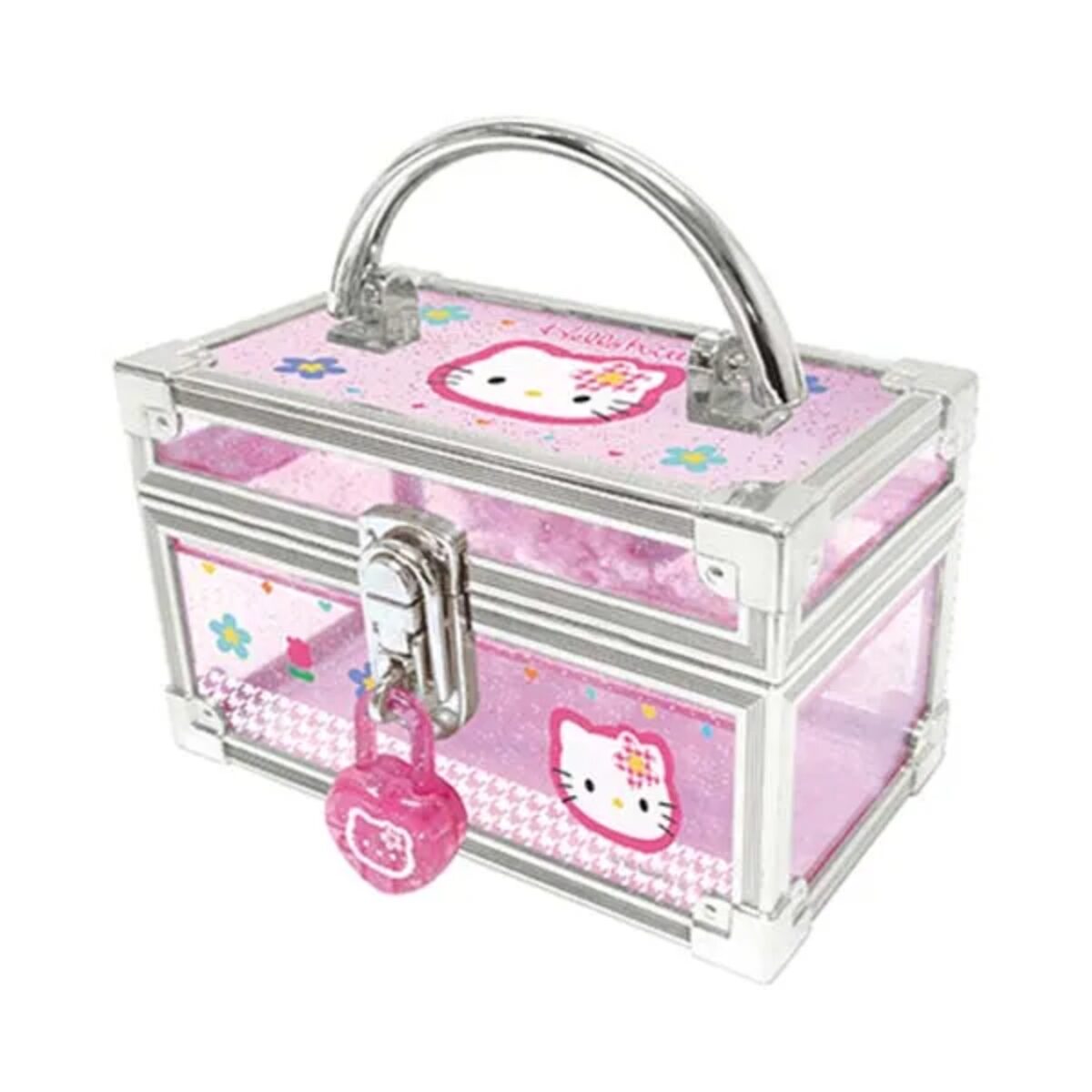 平成レトロ感がたまらない。ハローキティの小物入れで収納もイマドキ