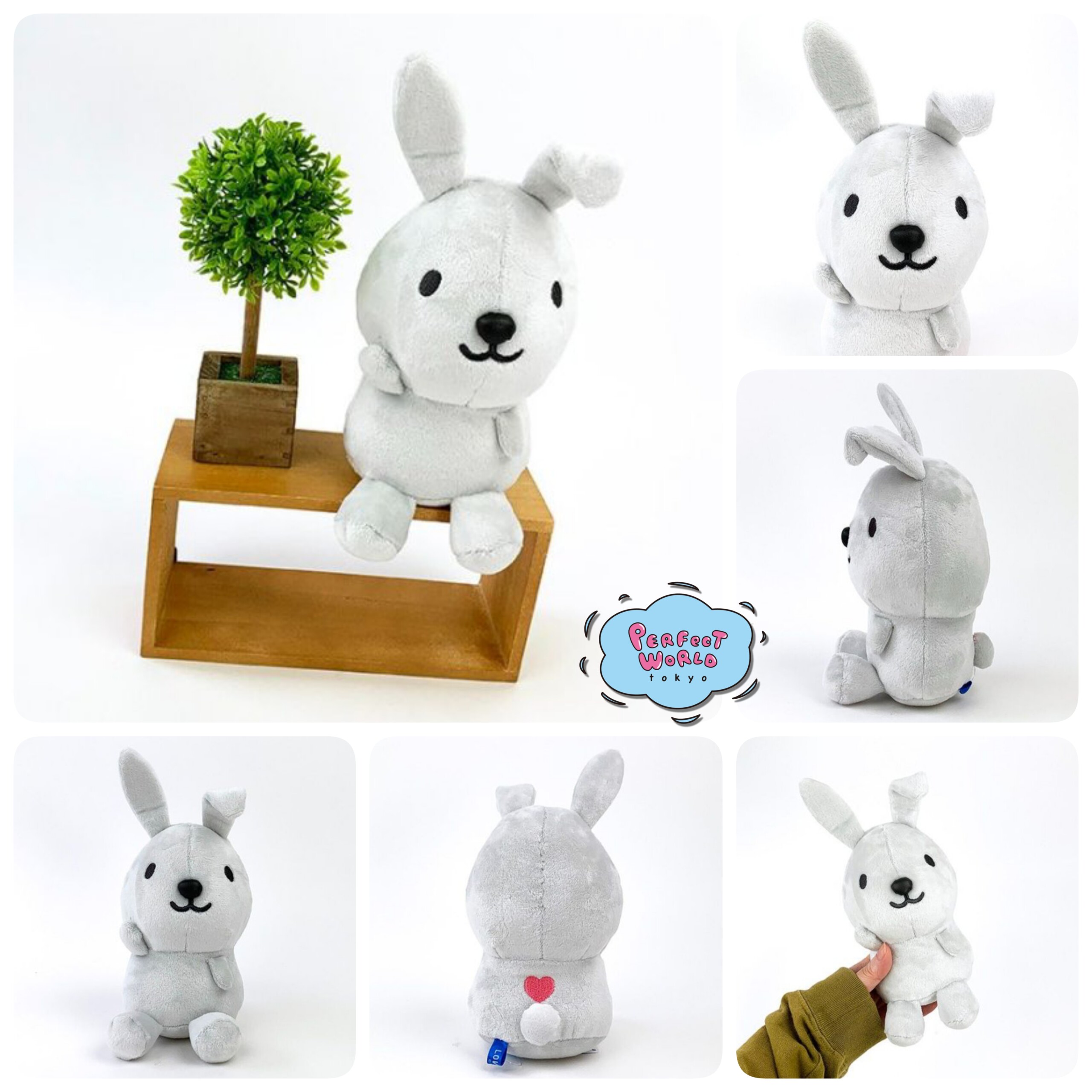 ラヴィット！」から登場、大人気ラッピーのぬいぐるみ。コロンと