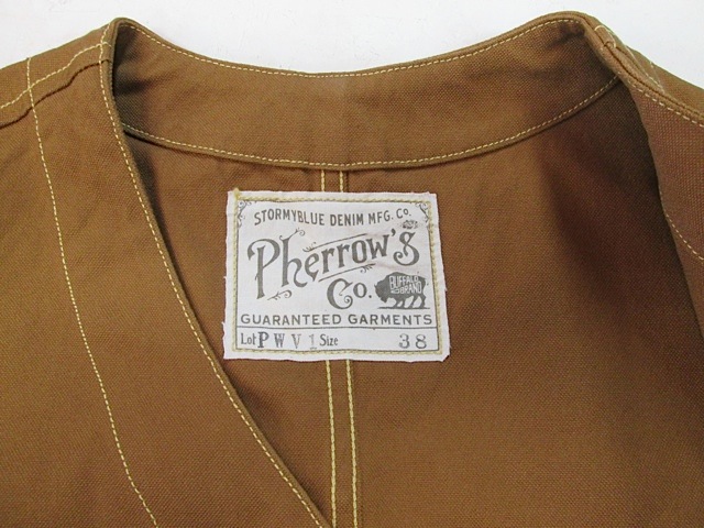 フェローズ ブラウンダック ワークベスト - JET RUG