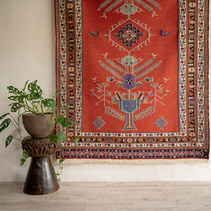 ペルシャ手織りキリム ウール ラグ シルジャン 134×220cm – Persiadirect