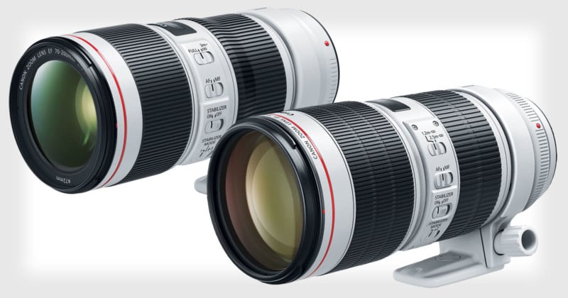 Canon Unveils the 70-200mm f/2.8L IS III and 70-200mm f/4L IS II