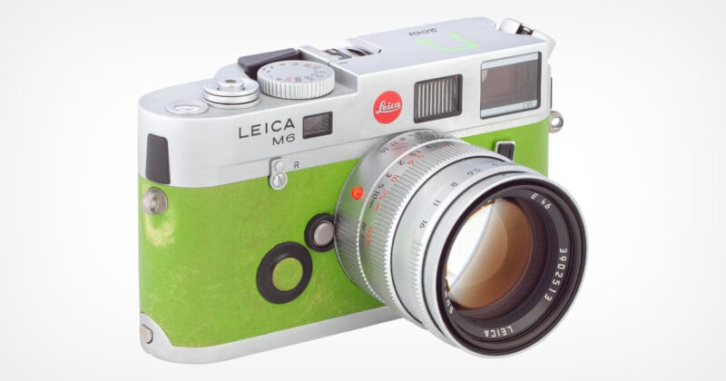 Rare Lime Green Leica Up for Sale Is a Vibrant Part of