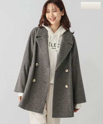 軽やかストレッチ衿2WAYコート/115506/アウトレット価格 | [公式