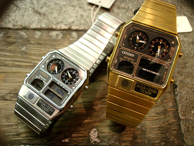 NEW : CITIZEN [ANA-DIGI TEMP] & CASIO [WORLD TIME] [逆輸入] WATCH