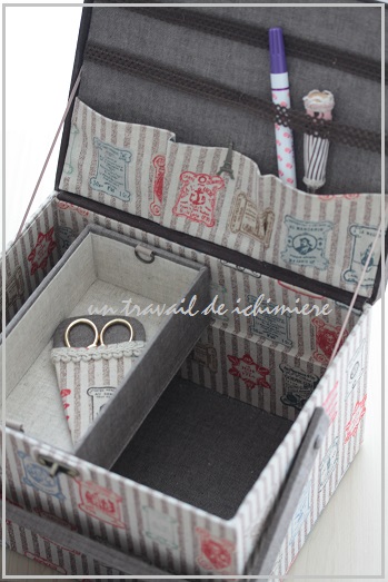 オリジナル作品・裁縫箱 : ichimiereカルトナージュと手づくりの時間