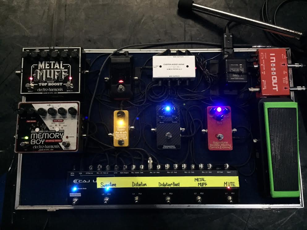 東京スカパラダイスオーケストラ ギターの加藤さんのボードの写真です