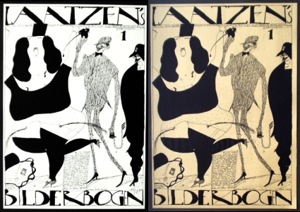 ホルスト・ヤンセンの亜鉛版エッチング「Laatzen's Bilderbogen