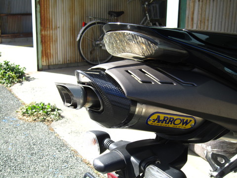 Daytona675 arrowスリップオン : まきあつの日常