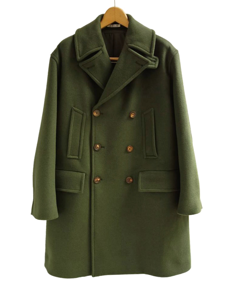 AURALEE】Beaver Melton P-Coat : kink higashisakura