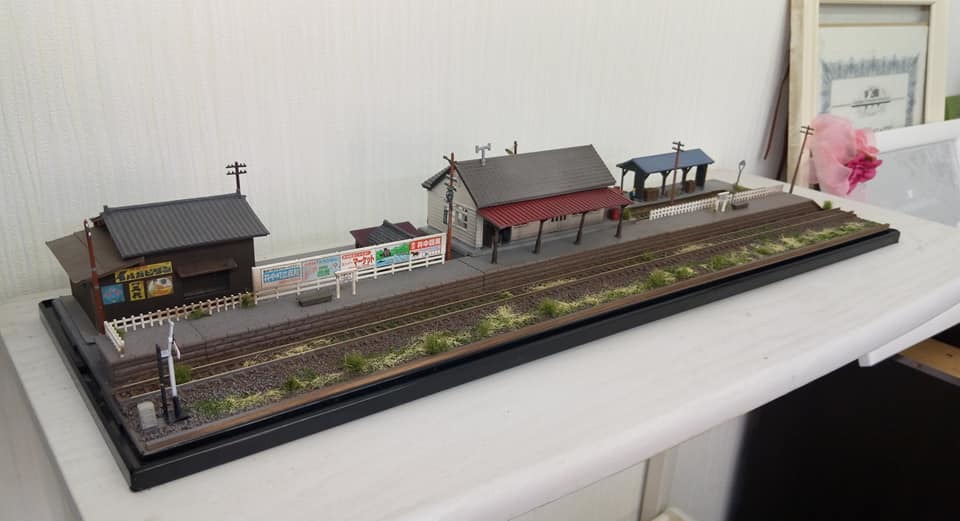 NEWジオラマ、「懐かしのローカル駅」完成 : e-stationショップブログ