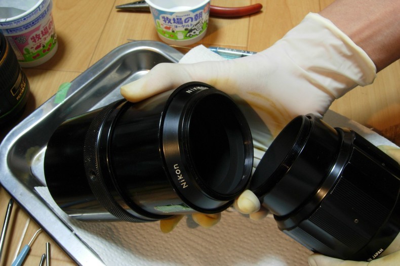 Nikkor-H Auto 300mm F4.5」分解掃除 : 亀子のレンズ部屋♨