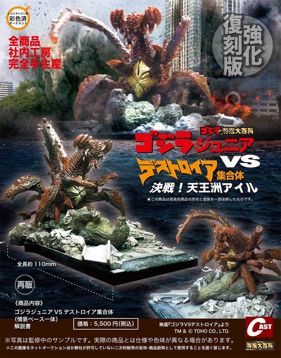 メカキングギドラ頭部、ゴジラVSビオランテ、ゴジラ1989タイトルバック
