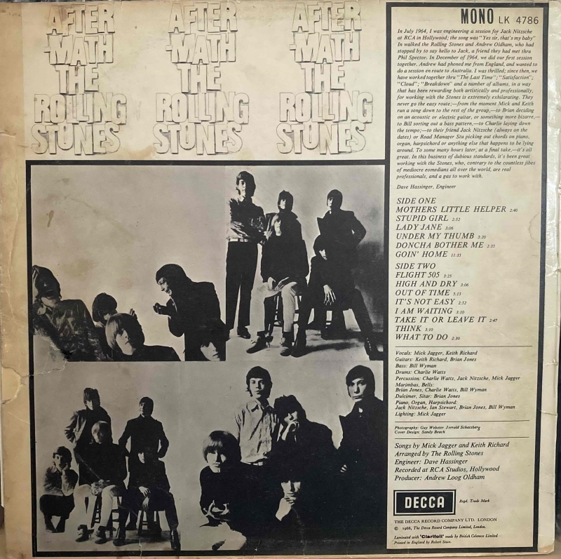 The Rolling Stonesその8 Aftermath 👍 : アナログレコード巡礼の旅