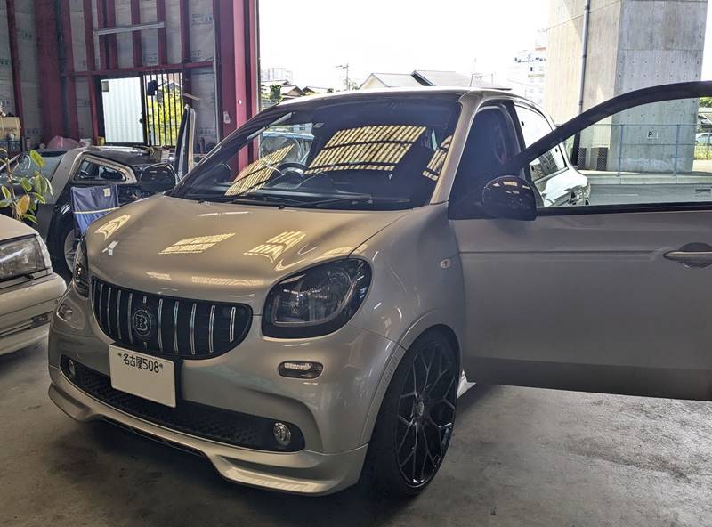 スマート453フォーフォー パドルシフト再コーディング 名古屋より