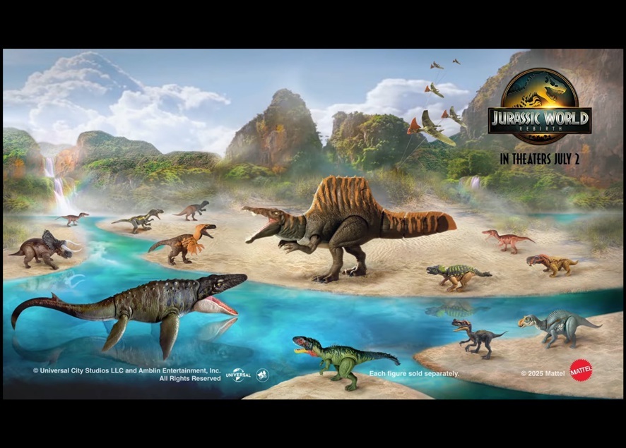 ジュラシック・ワールド/復活の大地(Jurassic World: Rebirth)の玩具