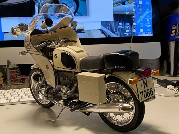 プラモ製作記 5 BMW R75/5 ポリスタイプ 1/6 タミヤ : 小生の備忘録
