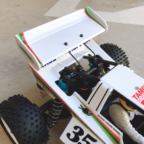 タミヤDT-03 改造 四独グラスホッパー仕様 ウイング取り付 : Black Fantom