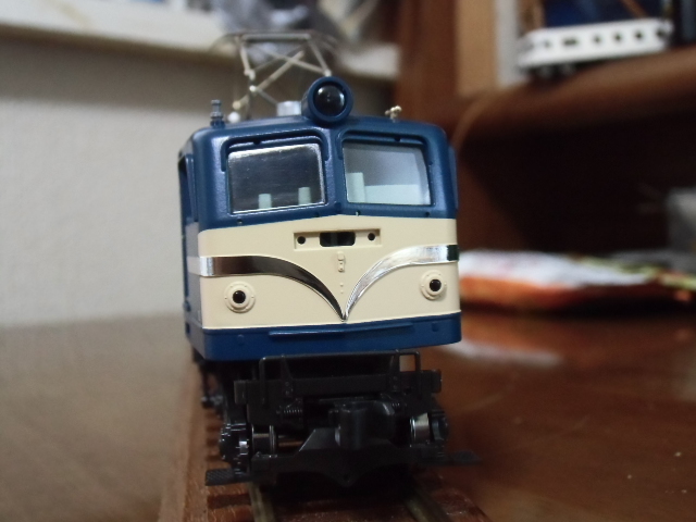 KATO 16番 EF58 大窓機ブルー 入廠 : 新湘南電鐵 横濱工廠3