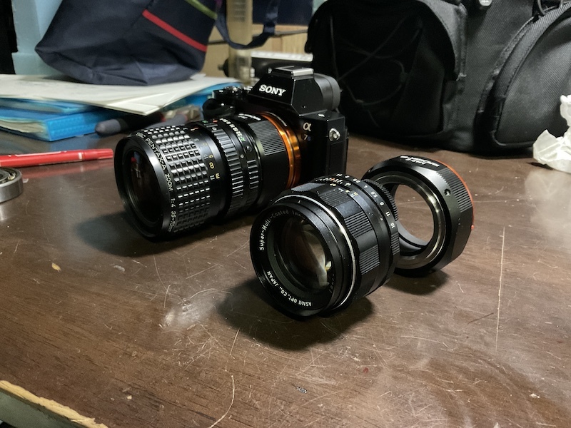 SONYα7s】M42マウントアダプター調整・SMCタクマー50mmF1.4分解洗浄