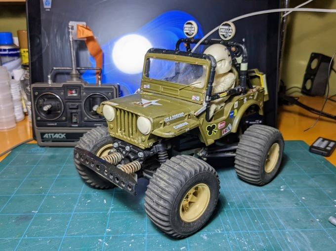 ☆昭和当時物タミヤ♪初代ワイルドウイリス♪ラクダ型ニッカド 初代