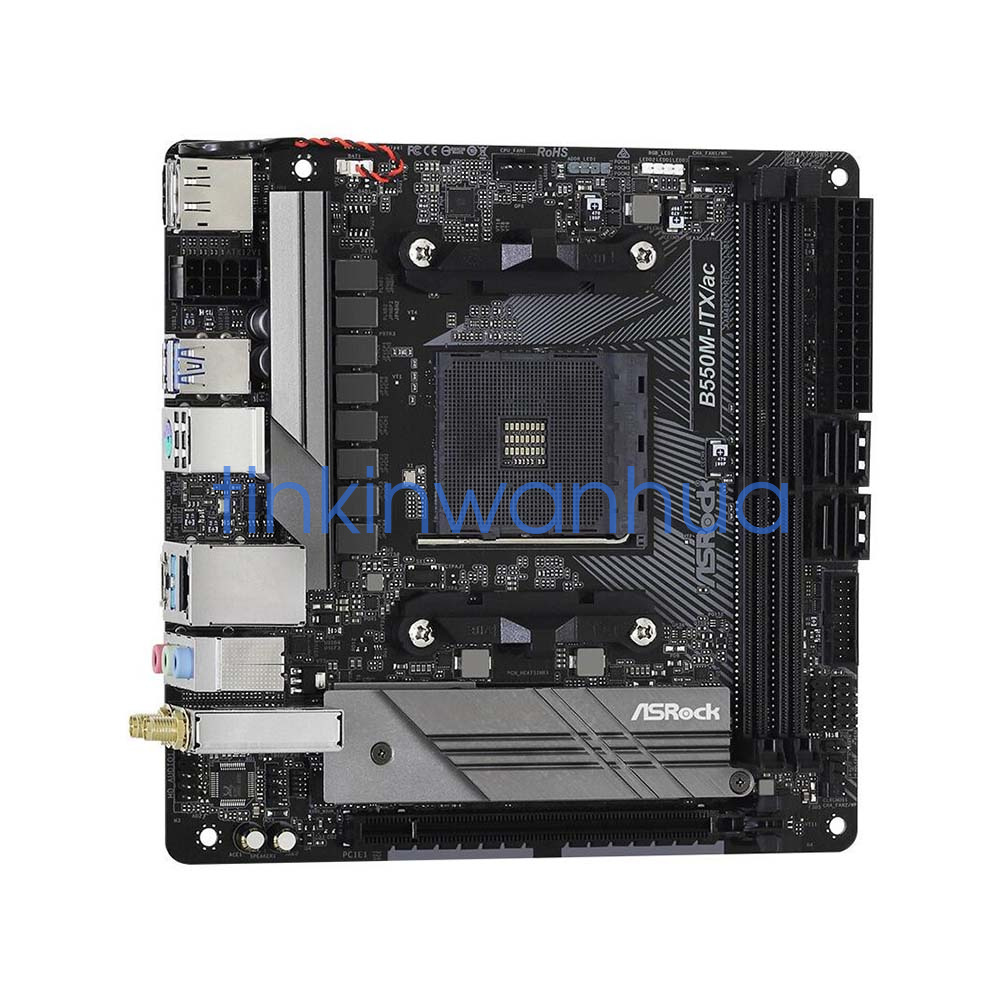 For ASRock B550M-ITX/ac Socket AM4 DDR4 1×M.2 4×SATA III Mini-ITX