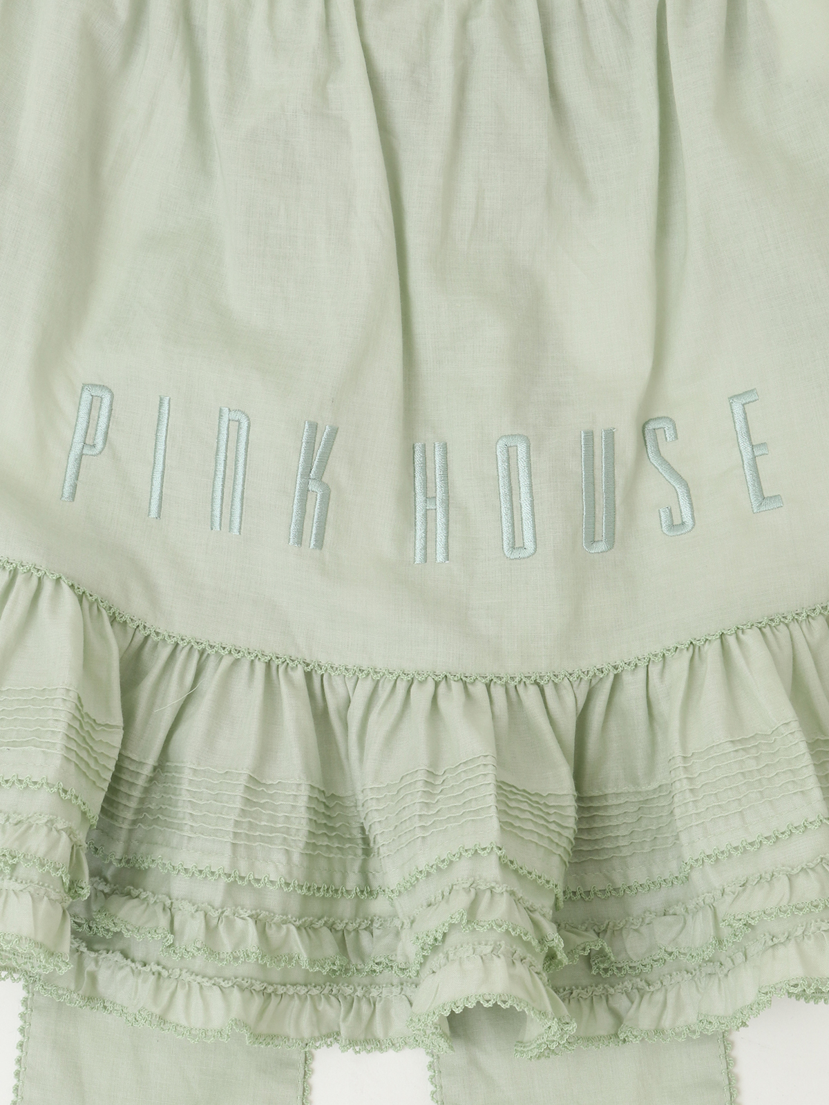 ロゴ刺繍エプロン｜ピンクハウスオフィシャルオンラインストア｜PINK