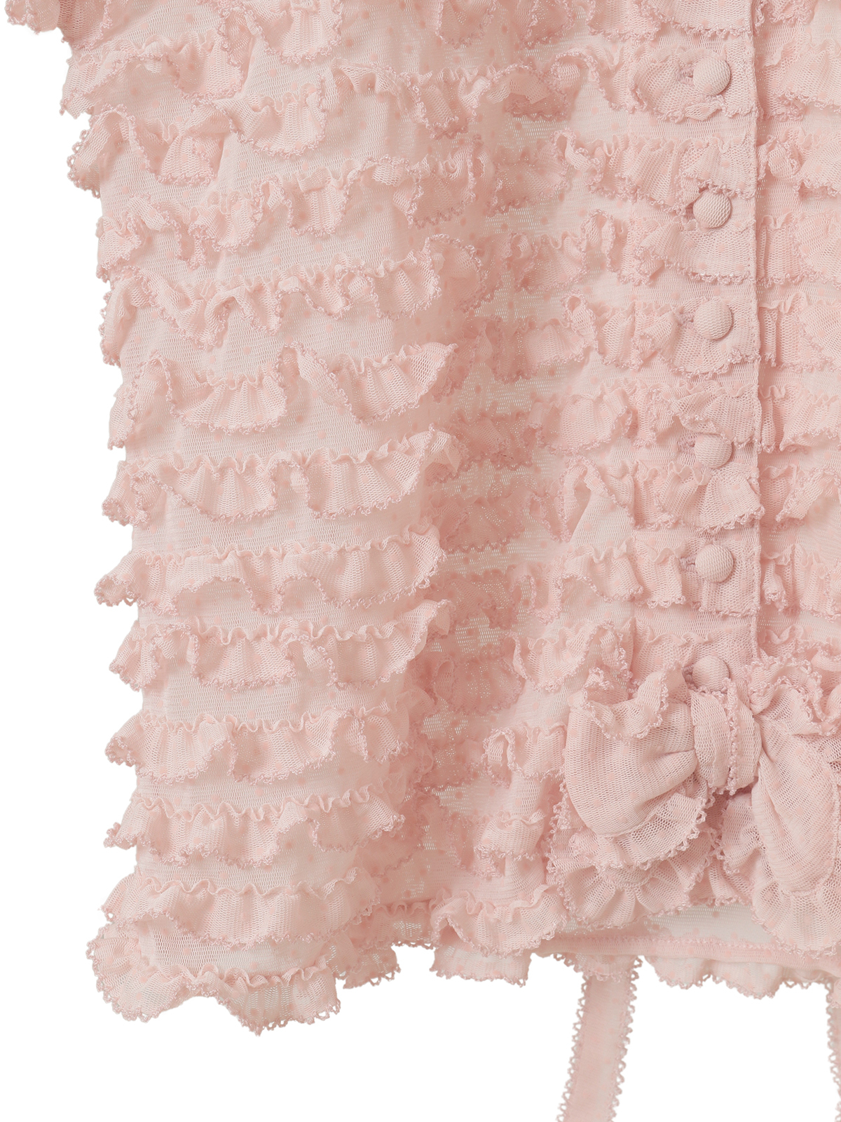 フロッキードットチュールブラウス｜ピンクハウスオフィシャル