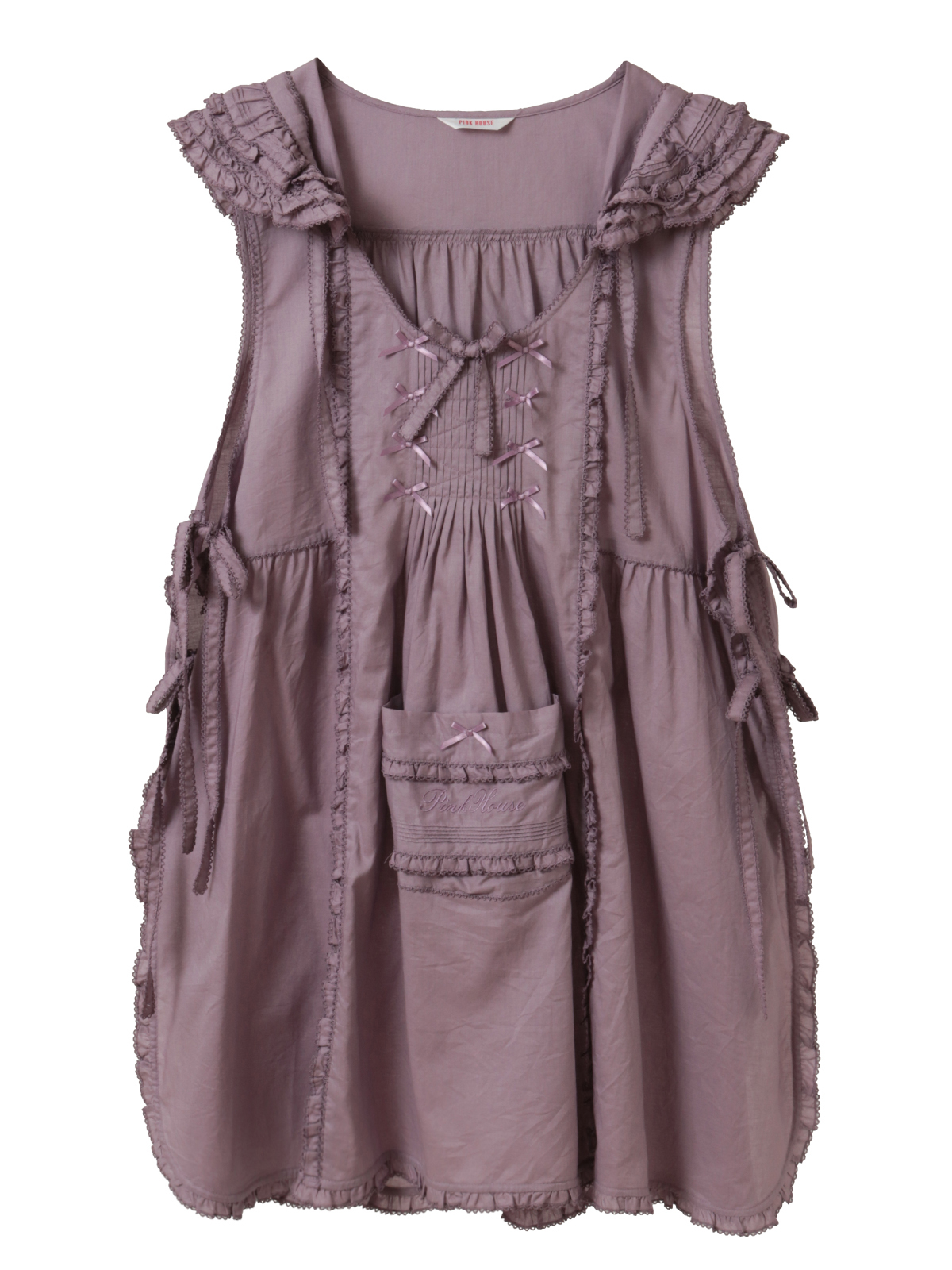 フリル使いローンタブリエ｜ピンクハウスオフィシャルオンラインストア