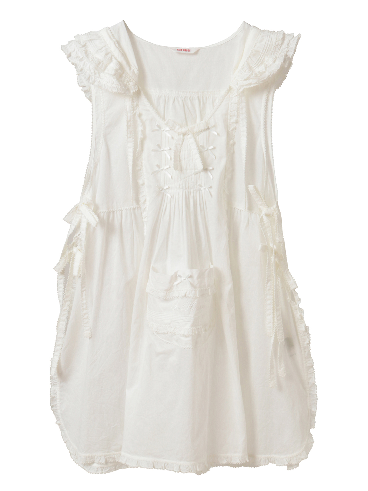 フリル使いローンタブリエ｜ピンクハウスオフィシャルオンラインストア