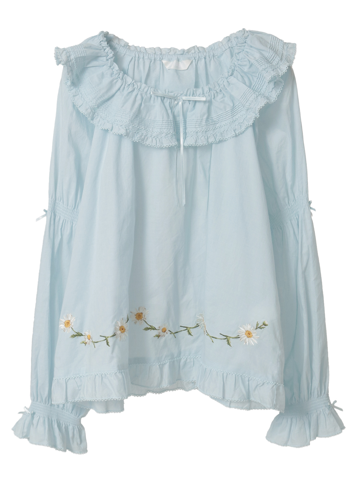 マーガレット刺繍使いローンブラウス｜ピンクハウスオフィシャル