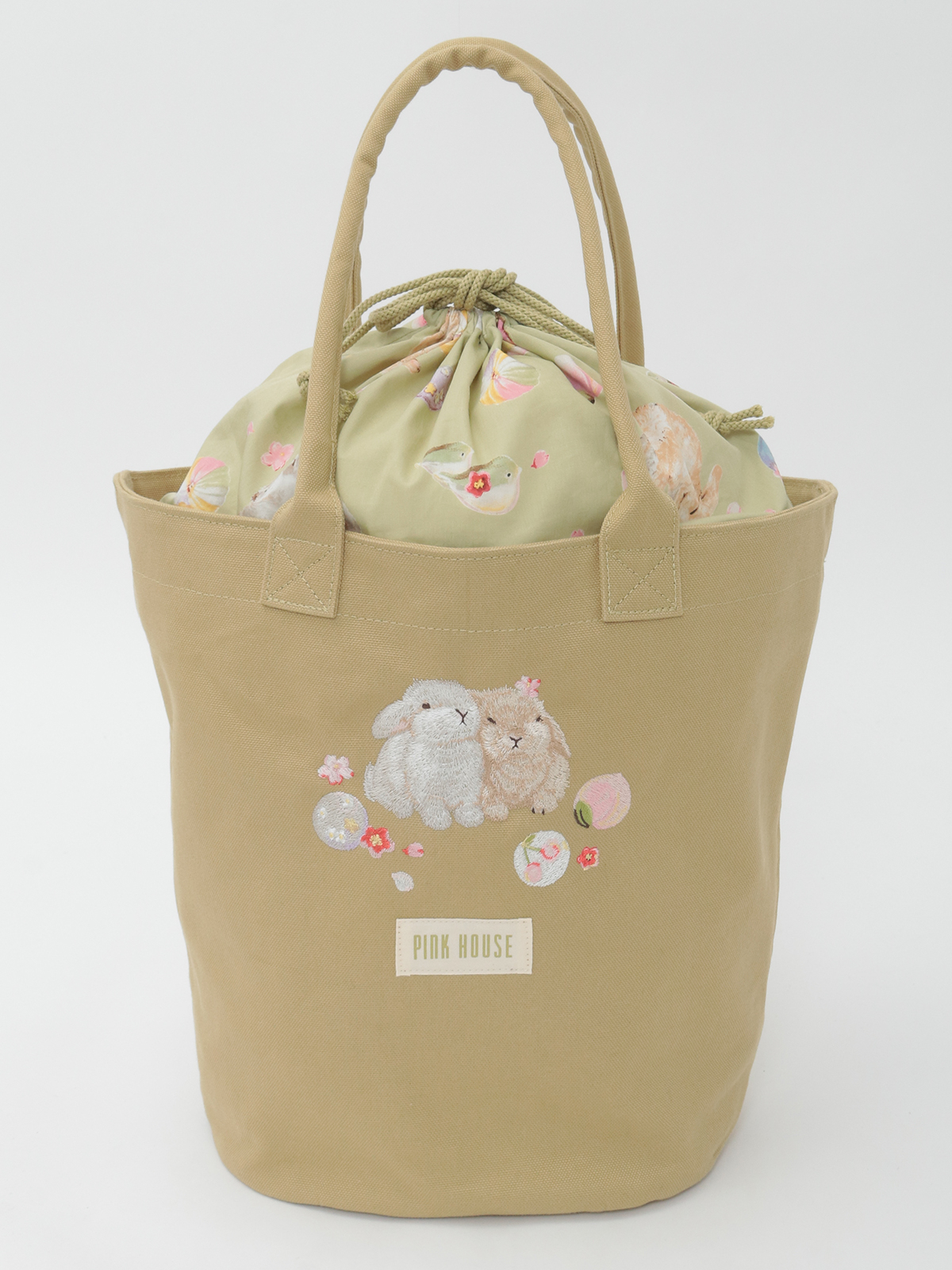 幸見うさぎ刺繍バッグ｜ピンクハウスオフィシャルオンラインストア