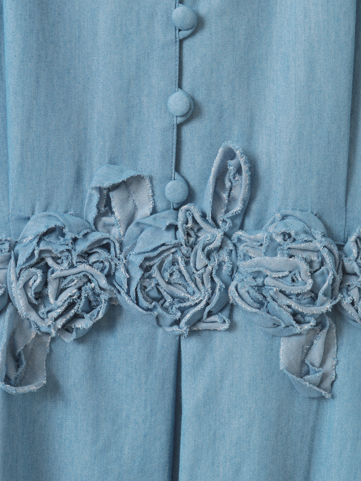 フラワーモチーフデニムワンピース｜ピンクハウスオフィシャル