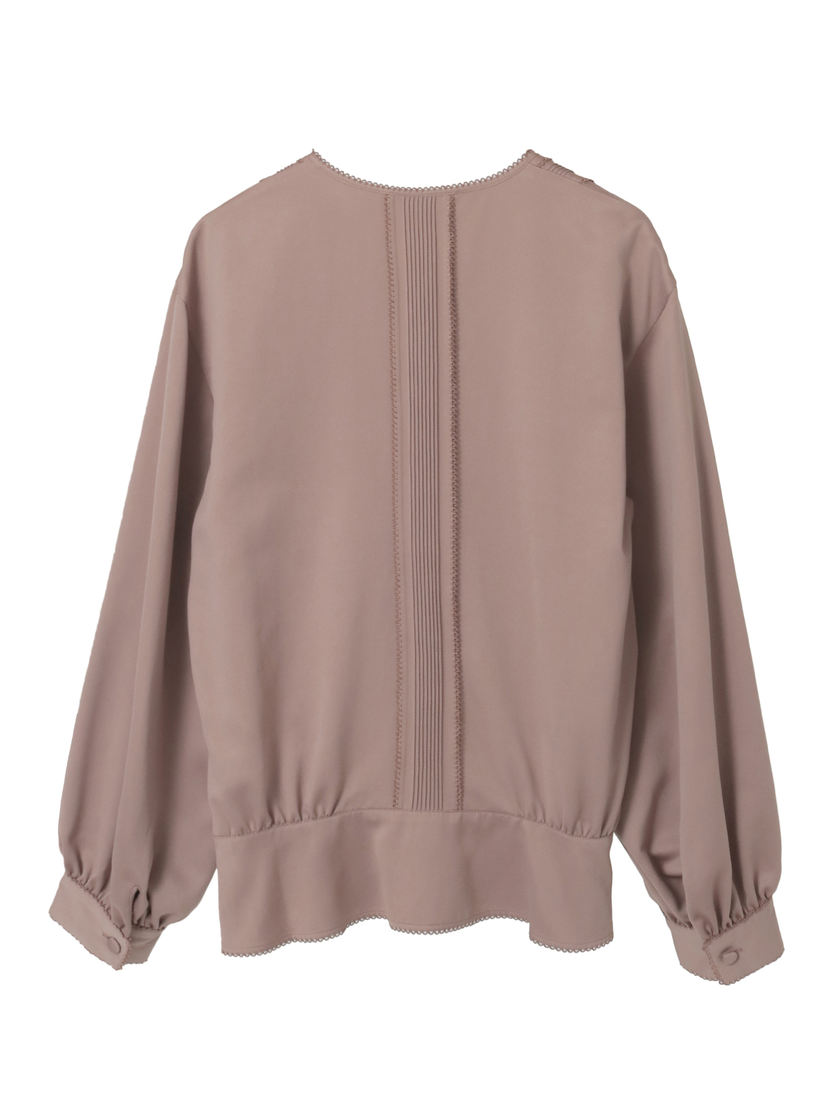 サテン起毛ペプラムブラウス｜ピンクハウスオフィシャルオンライン