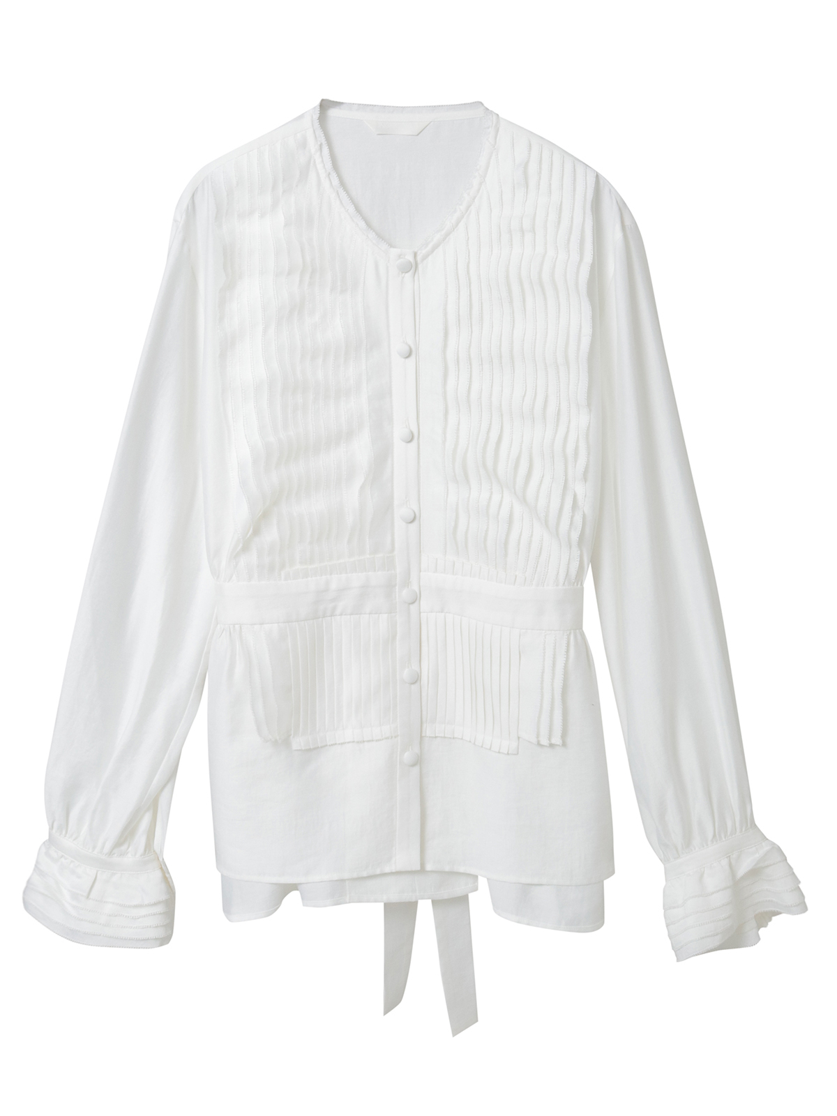 シルキーポプリンピコフリルブラウス｜ピンクハウスオフィシャル