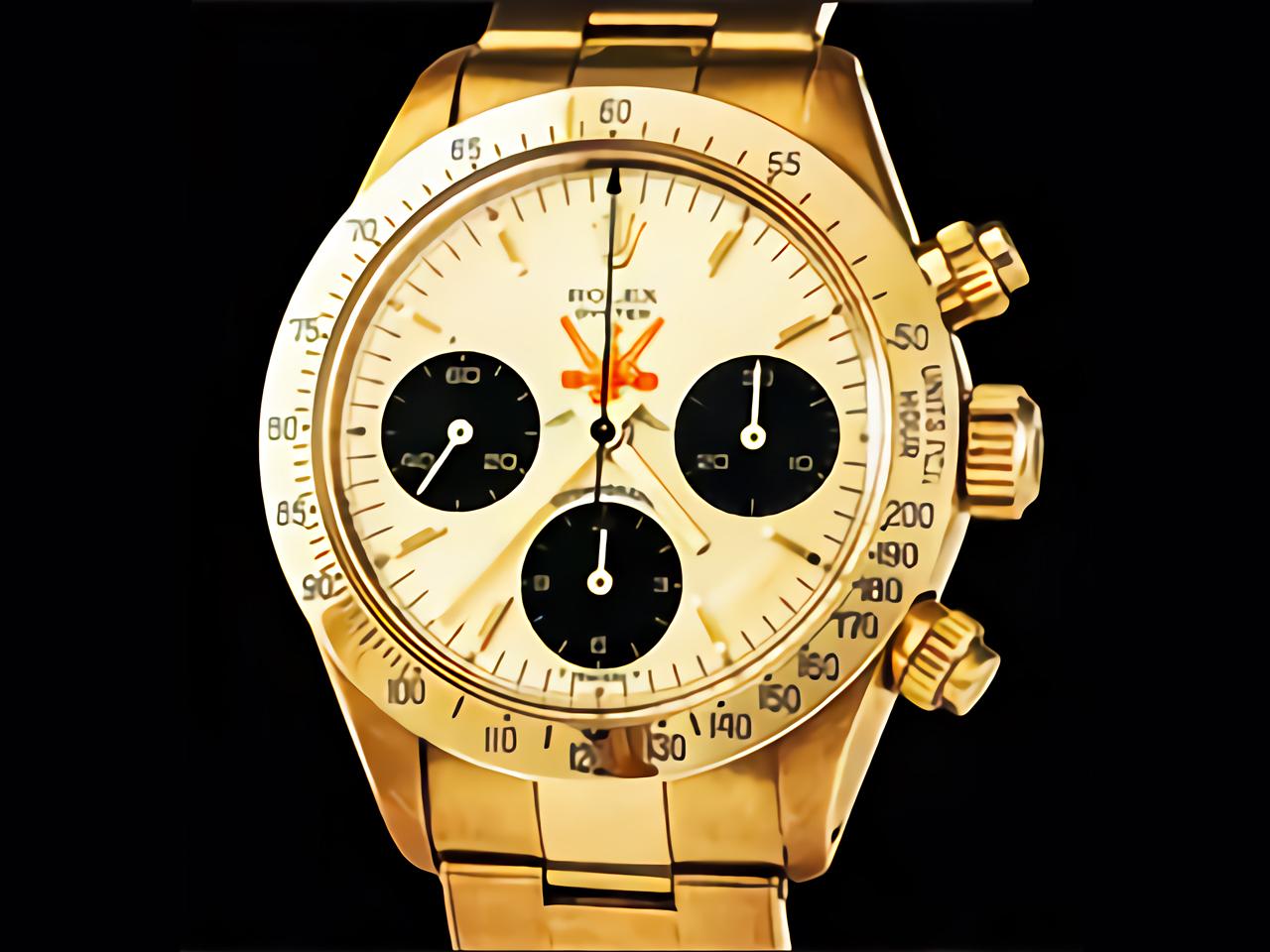 ロレックス コスモグラフ デイトナ オマーン軍仕様6265！激レア金無垢