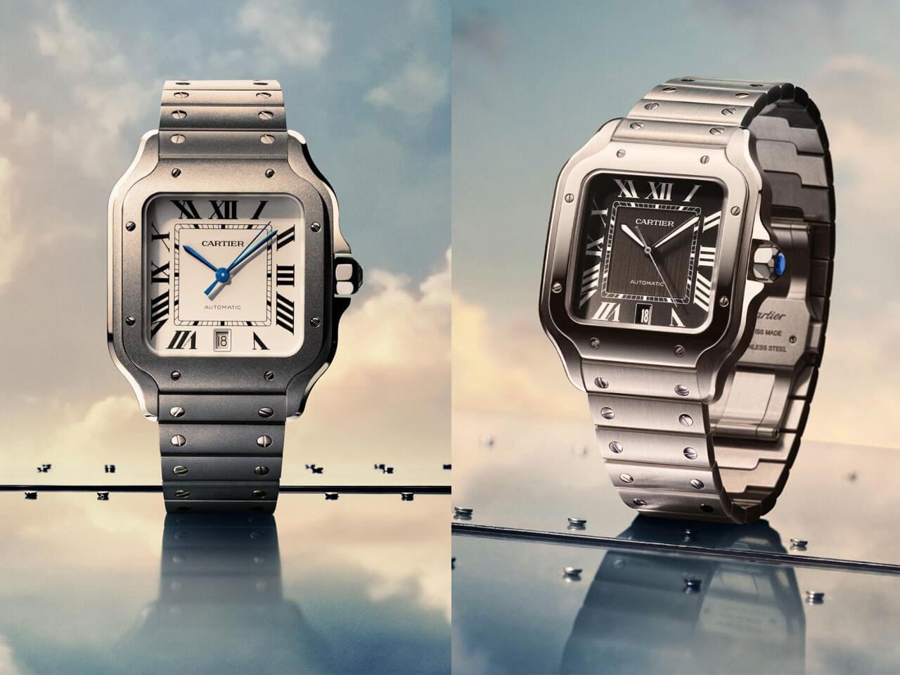 2025年新作】サントス ドゥ カルティエにチタンモデルと黒文字盤の2