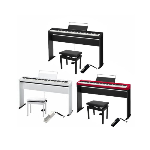 カシオ電子ピアノPX-S1100 純正スタンドCS-68P+サスティンペダル+高低