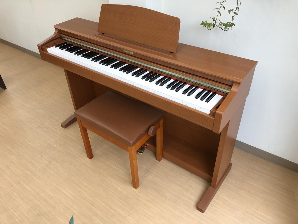 電子ピアノ KAWAI CN21C 2007年製 中古 チェリー調 ブラウン 椅子付き