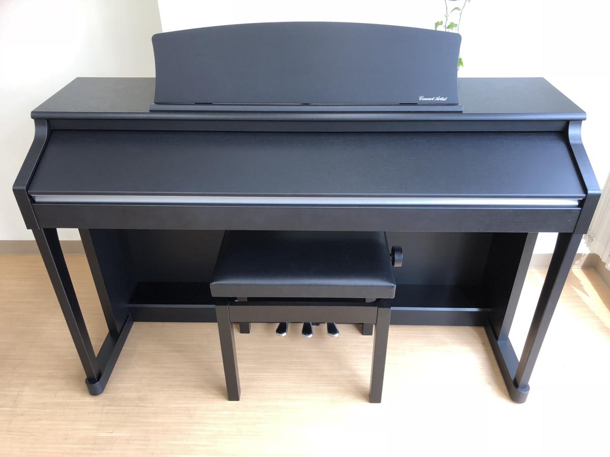 電子ピアノ KAWAI CA15B 木製鍵盤 2013年製 中古 椅子付き ブラック