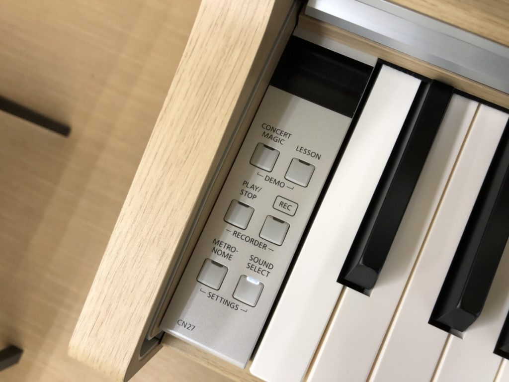 KAWAI CN27LO 2019年製 中古 電子ピアノ 椅子付き ライトオーク調