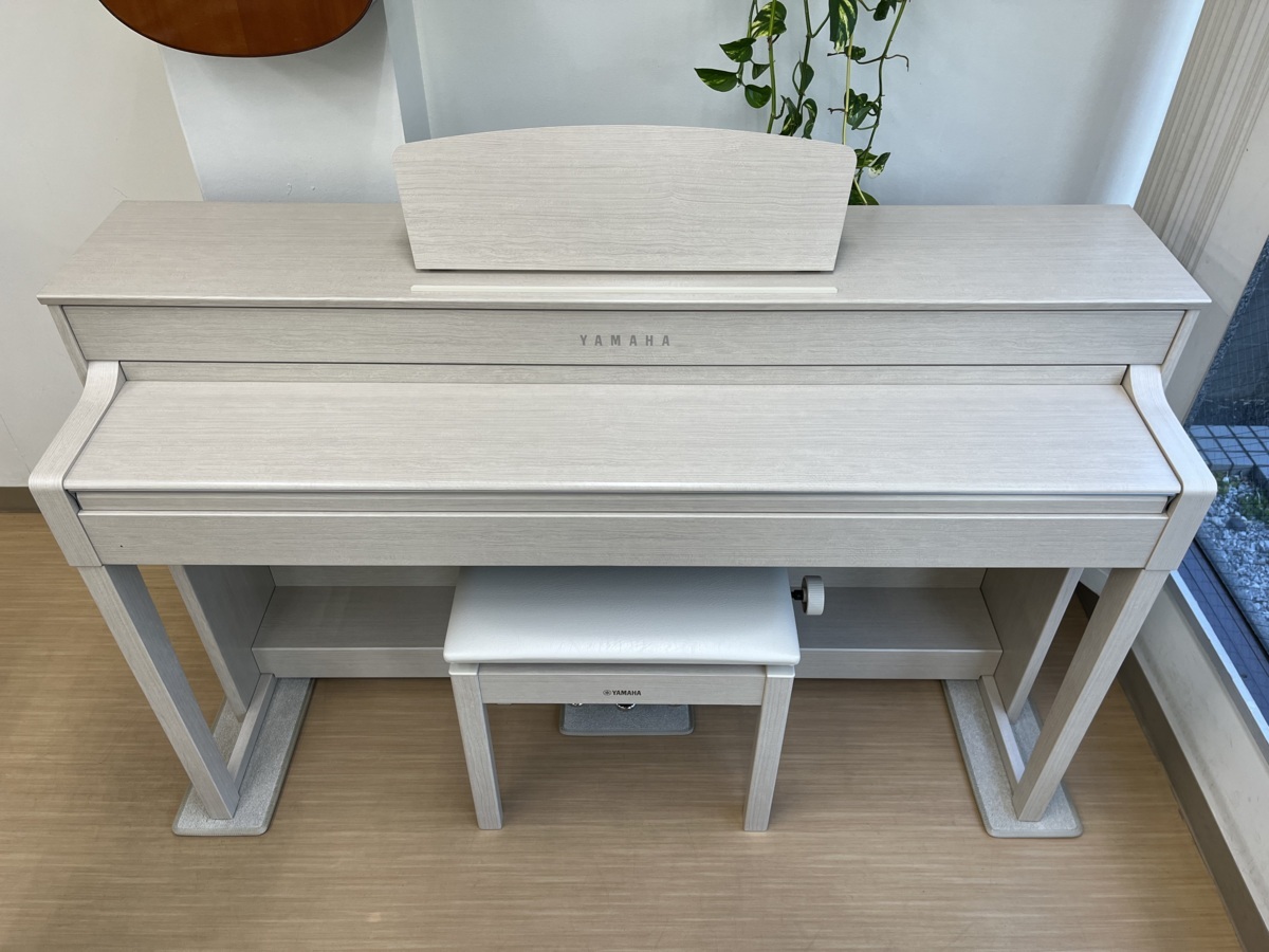 YAMAHA CLP-535WA 中古 電子ピアノ 17年製 クラビノーバ ホワイト