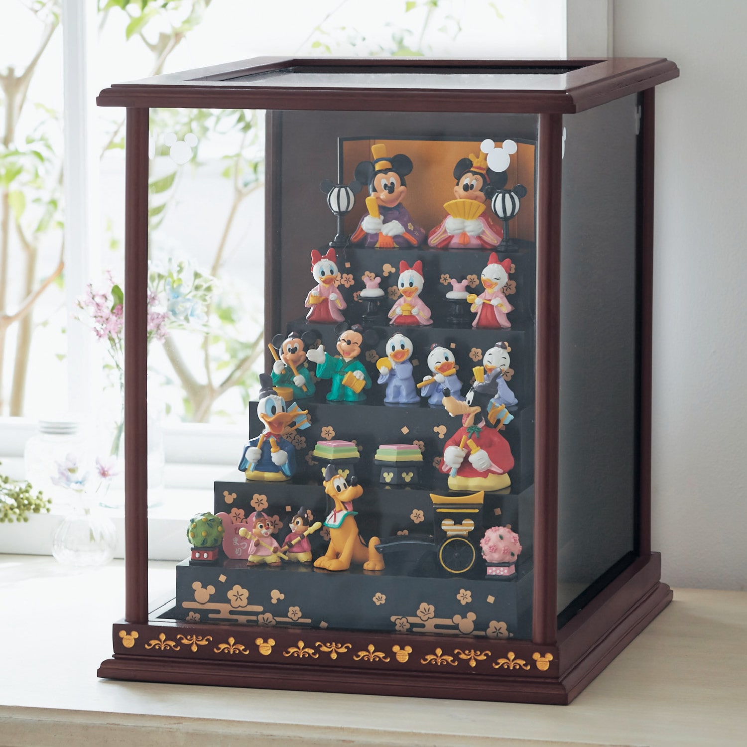 おひなさま専用ケース「ミッキーモチーフ」（ディズニー タンス